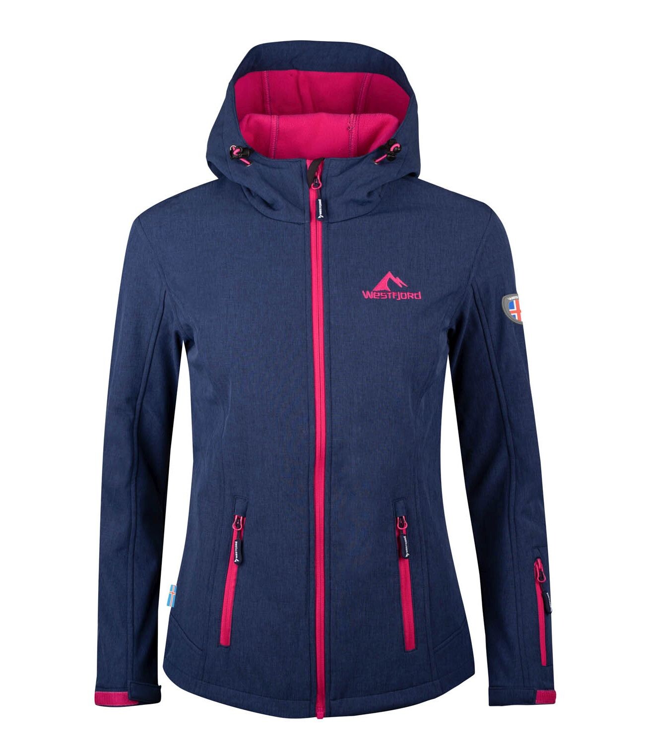 

Куртка софтшелл Westfjord Softshell Jacke Eldfjall, цвет Französisch Blau/Magenta