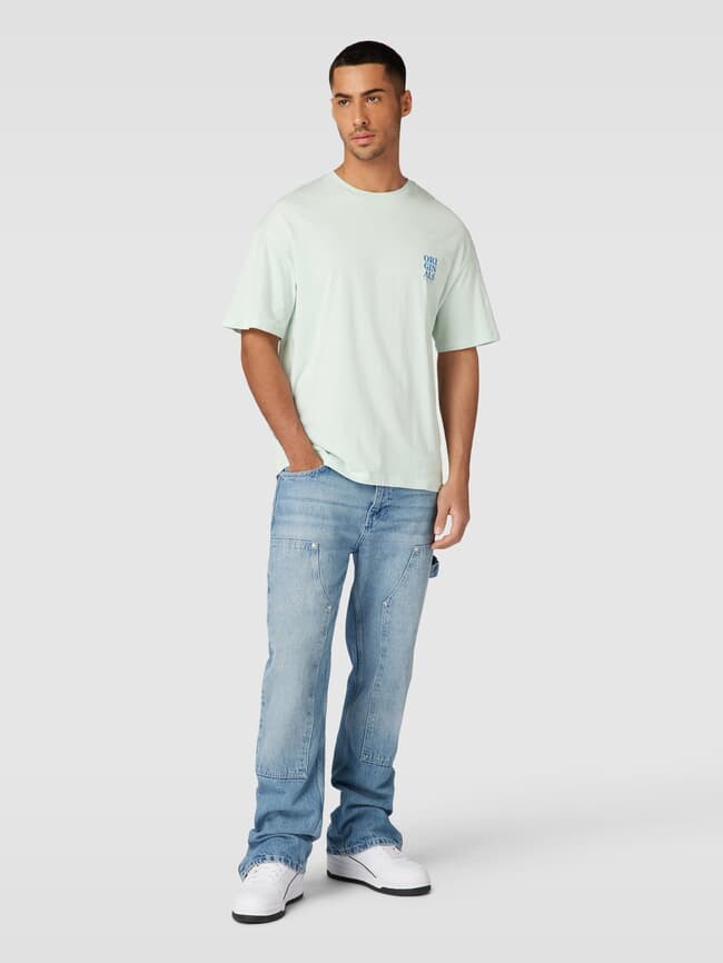

Футболка с эффектным принтом Jack & Jones, мятный, Зеленый