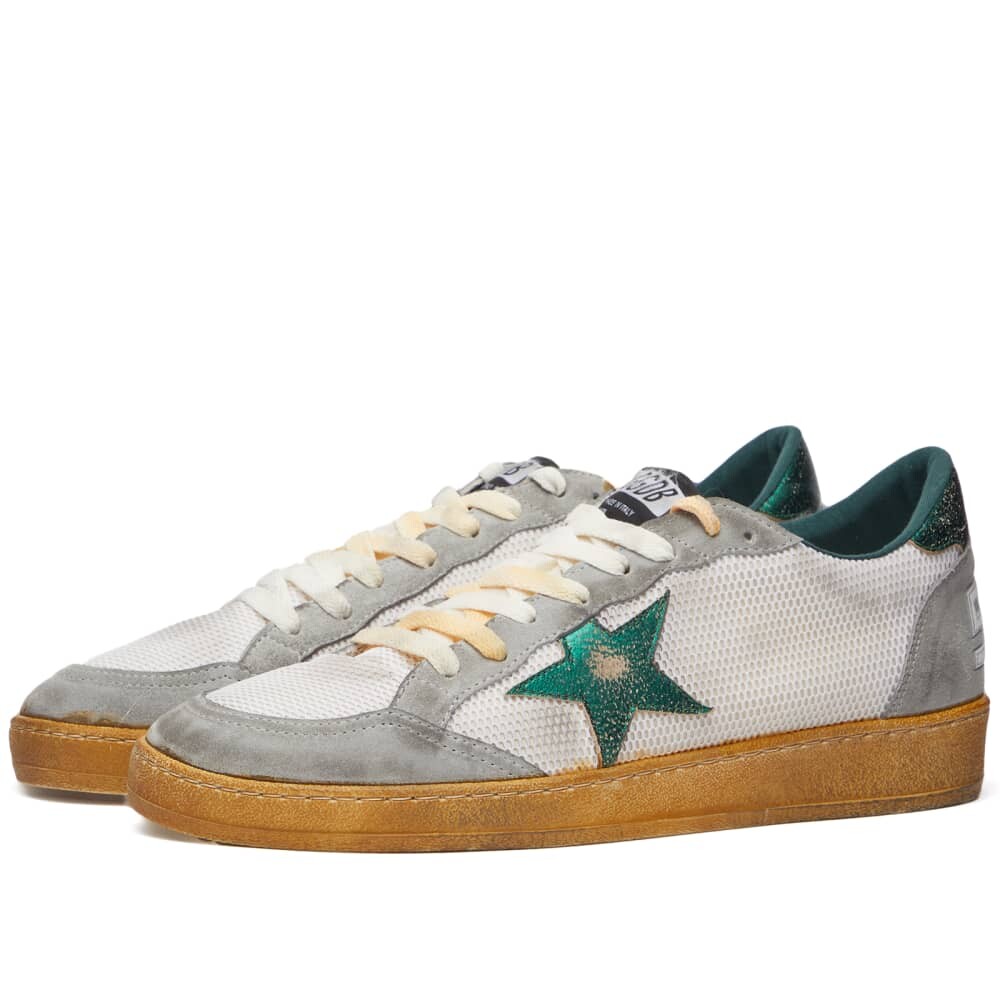 

Кожаные кроссовки Golden Goose Ball Star, мультиколор