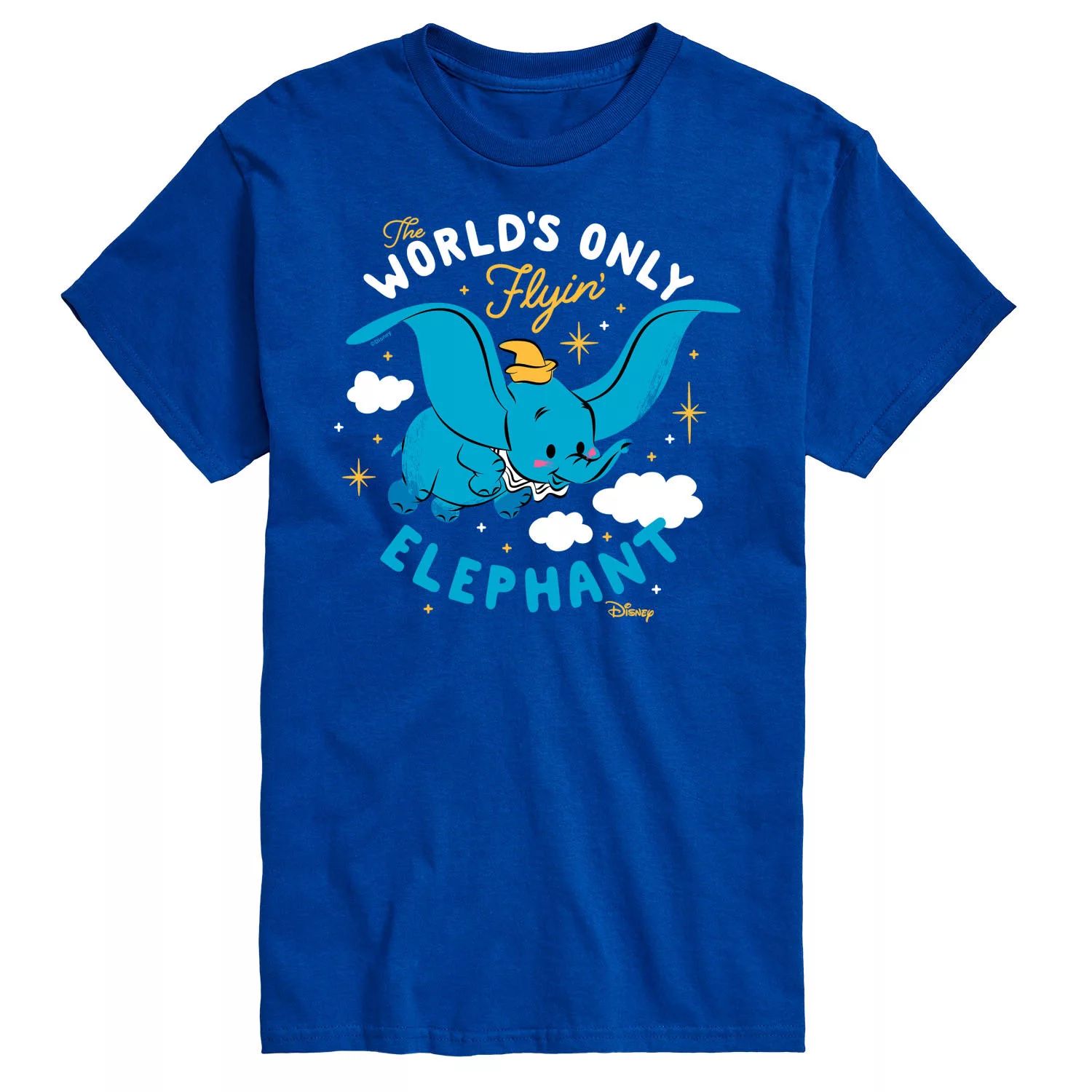 Мужская футболка с изображением летающего слона Disney's Dumbo