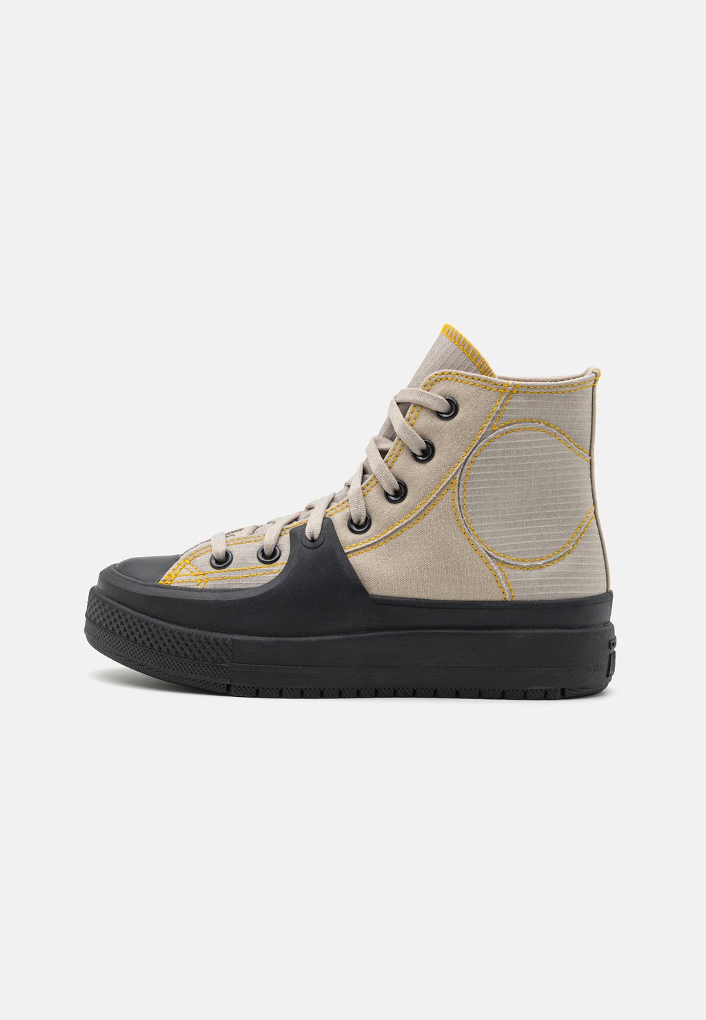 

Высокие кроссовки Converse CHUCK TAYLOR ALL STAR CONSTRUCT UNISEX, цвет beach stone/black/yellow