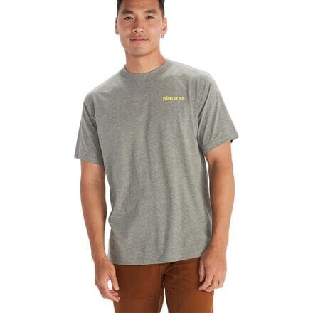 

Футболка в горошек мужская Marmot, цвет Charcoal Heather