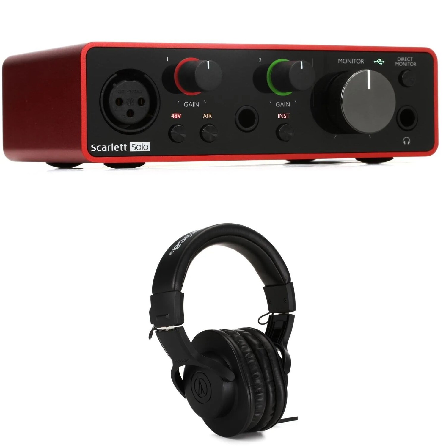 

Новый USB-аудиоинтерфейс и наушники Focusrite Scarlett Solo 3-го поколения