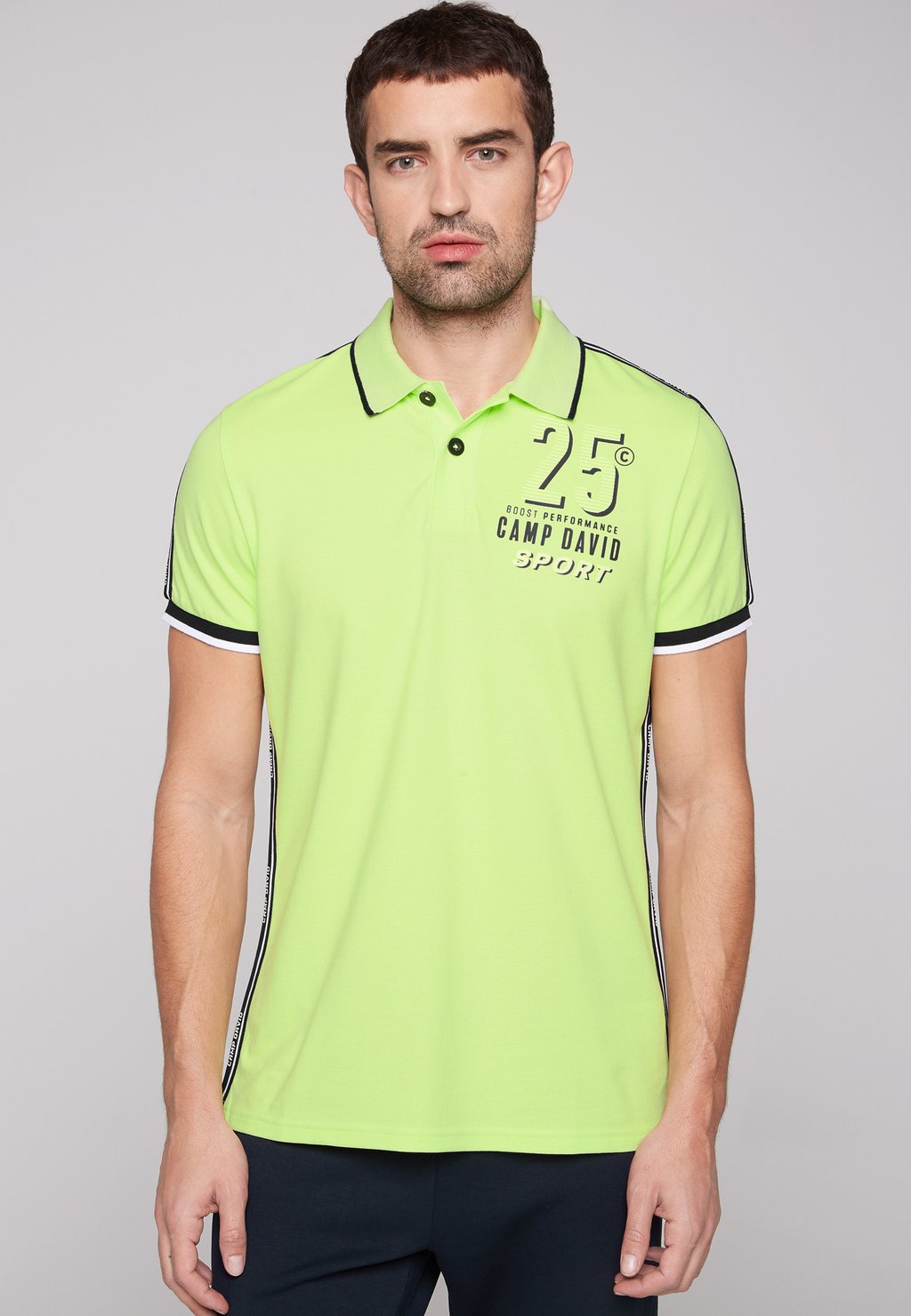 цена Рубашка-поло Camp David, цвет running green