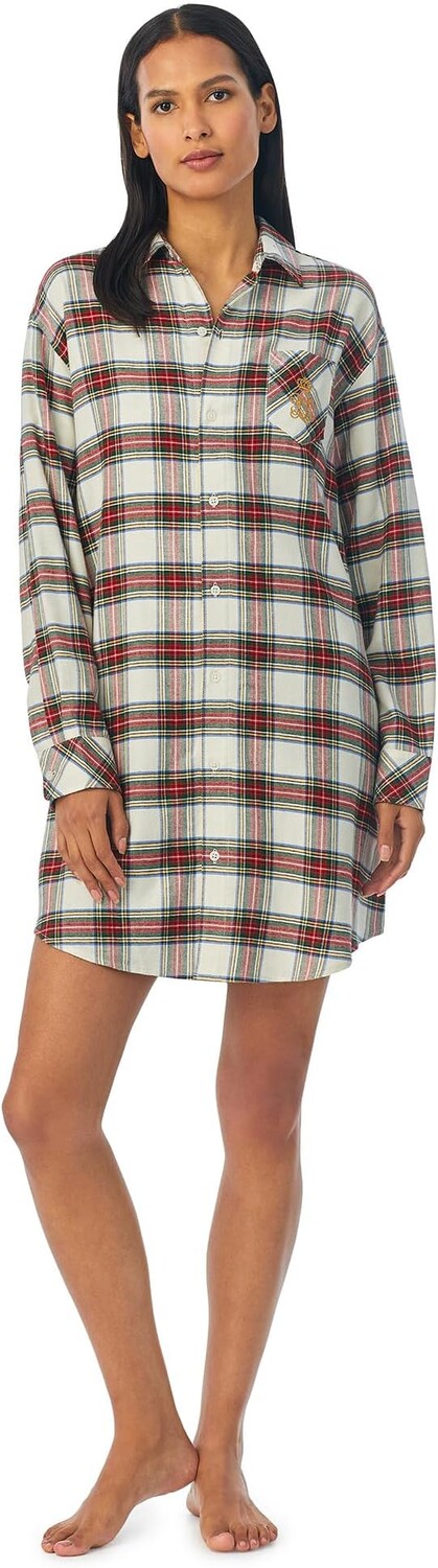 

Рубашка с длинным рукавом LAUREN Ralph Lauren, цвет Cream Plaid