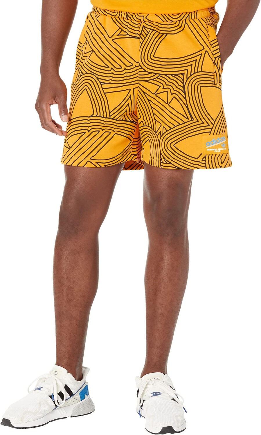 

Шорты Originals Athletic Club AOP adidas, цвет Collegiate Gold