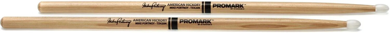 

Барабанные палочки Promark Hickory 420 Mike Portnoy Signature - нейлоновый наконечник