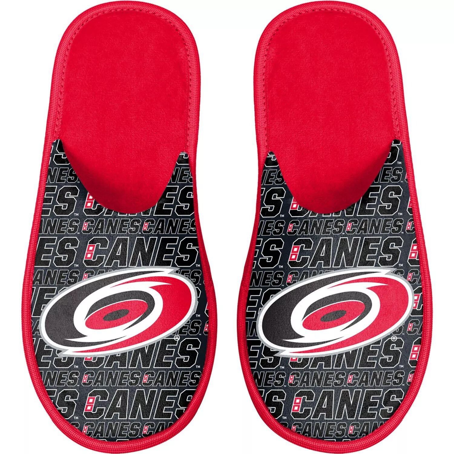 

Мужские шлепанцы с логотипом FOCO Carolina Hurricanes Scuff