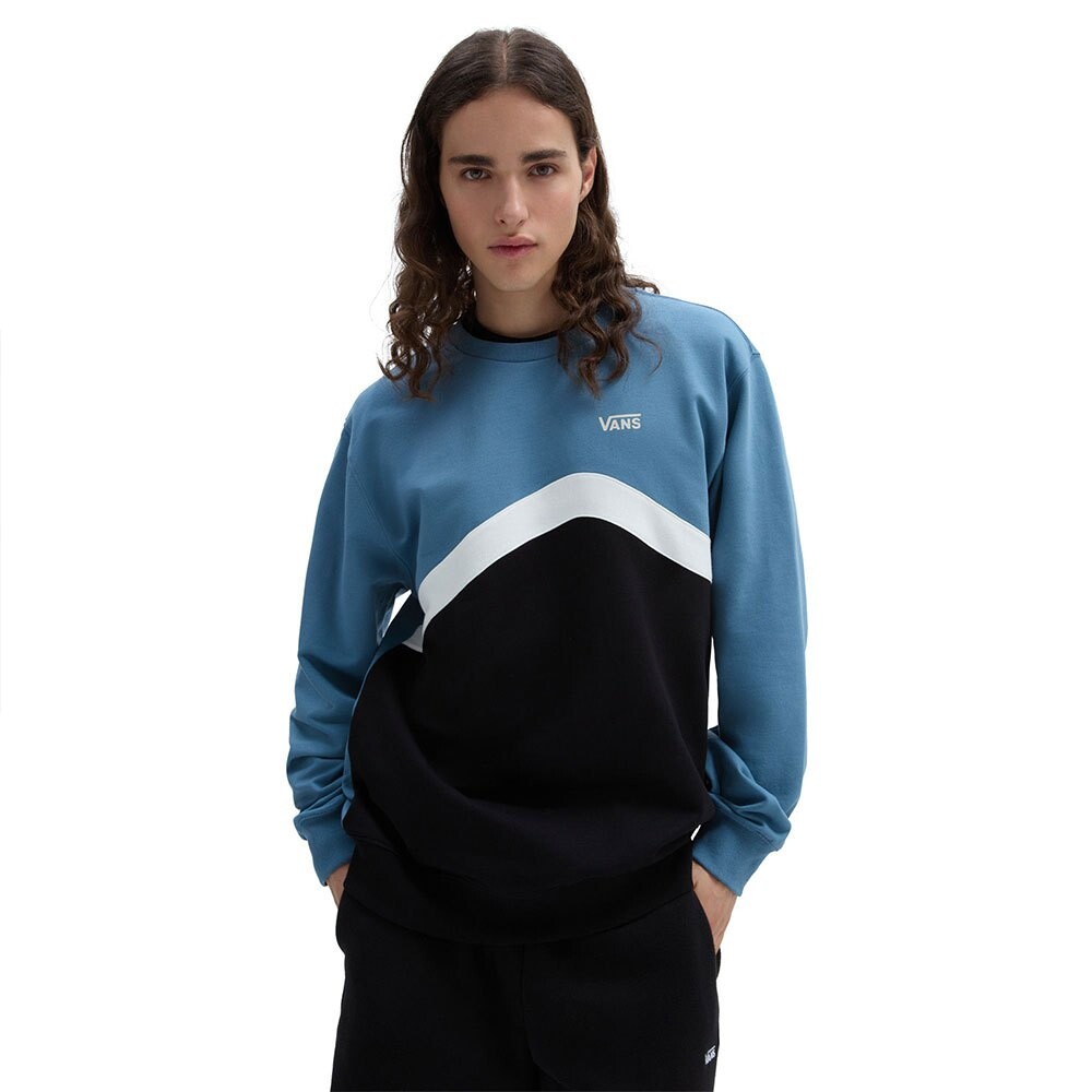 

Толстовка Vans Sidestripe Block Crew, синий