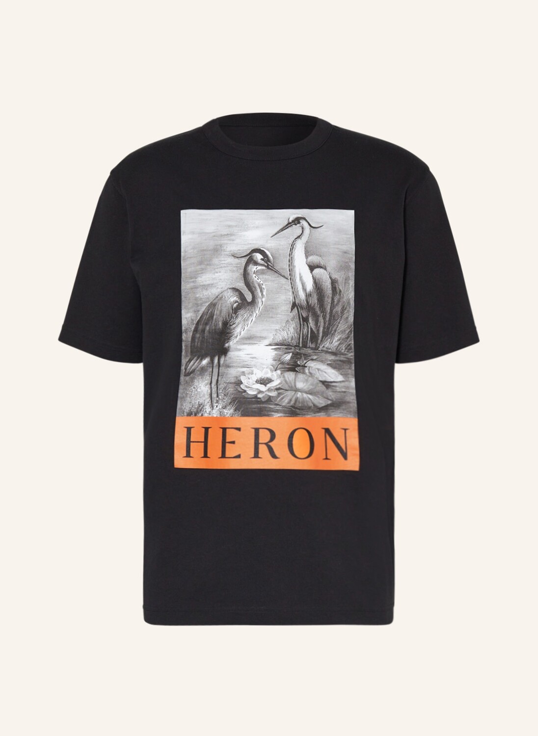 

Футболка HERON PRESTON NF HERON BW, черный
