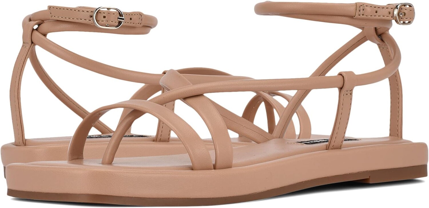 

Сандалии на плоской подошве Waren 3 Nine West, цвет Blush Pink