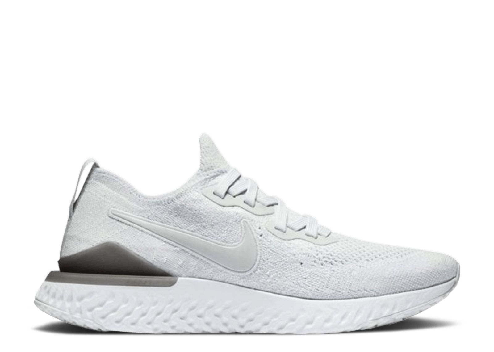 Кроссовки Nike Epic React Flyknit 2 'Pure Platinum', белый nike epic react flyknit women s rhea braided flying woven running shoes size 36 40