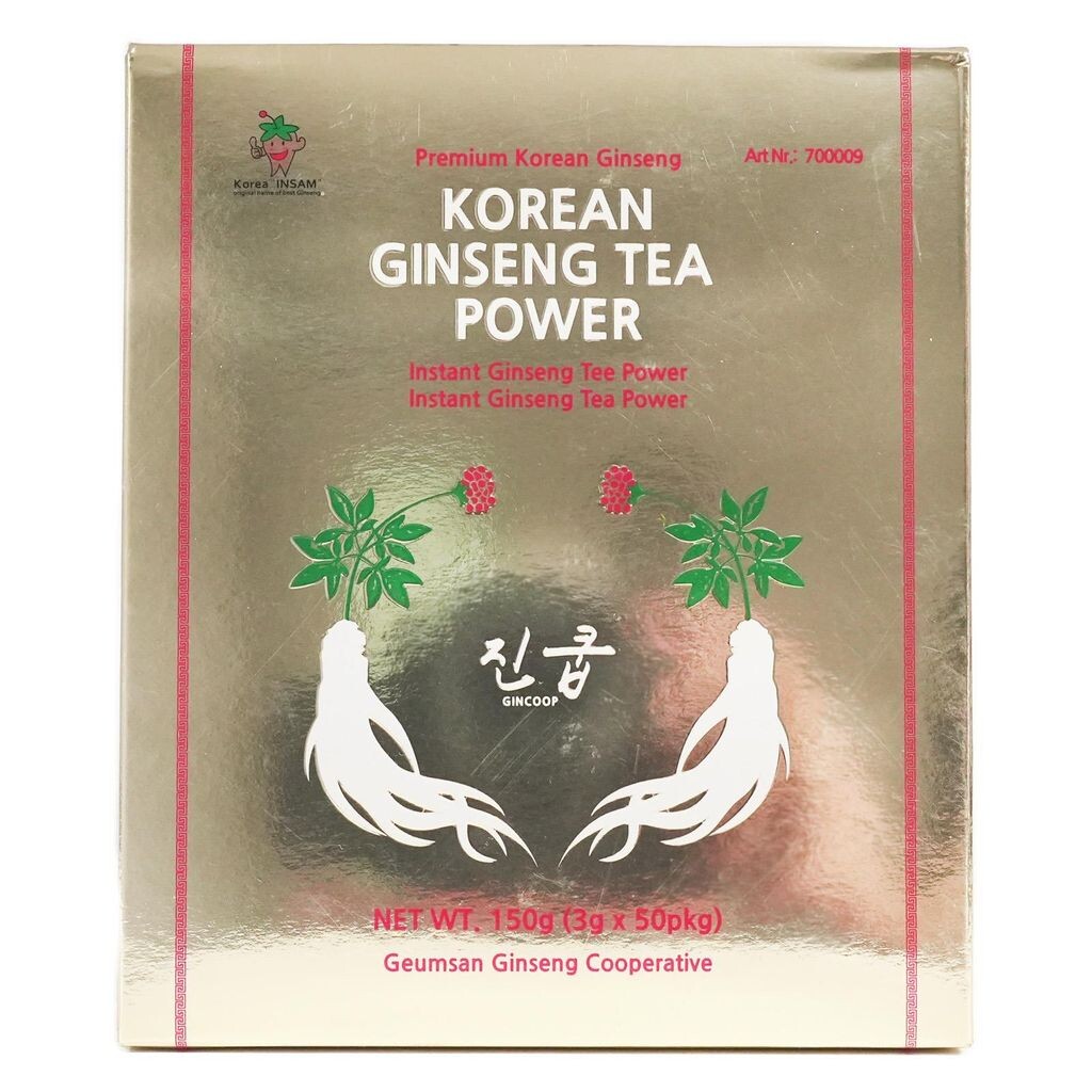 

Чай Gincoop с женьшенем растворимый 150г (50х3г)