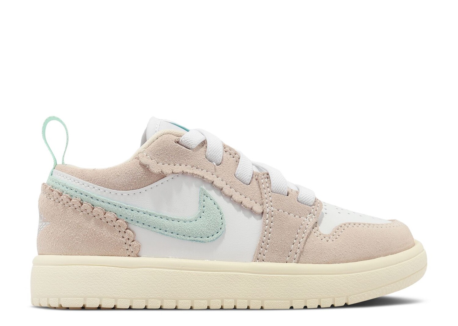 

Кроссовки Air Jordan Air Jordan 1 Low Alt Se Ps 'Scalloped Edge', розовый