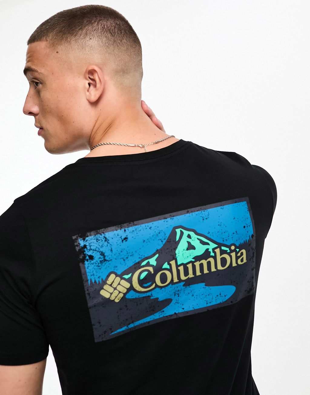 

Черная футболка с рисунком на спине Columbia Rapid Ridge эксклюзивно для ASOS, Черный