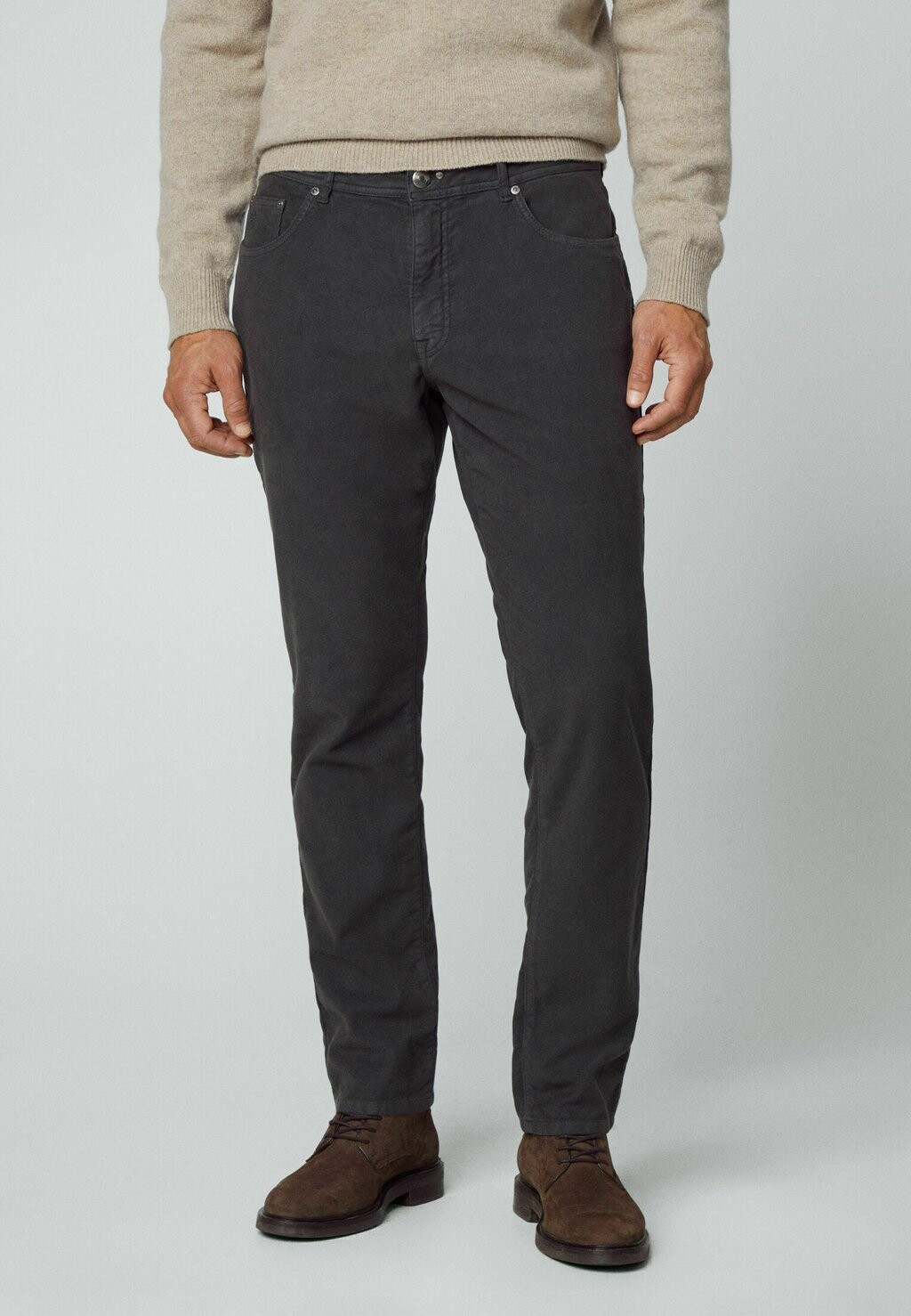

Брюки Moleskin Hackett London, цвет asphalt