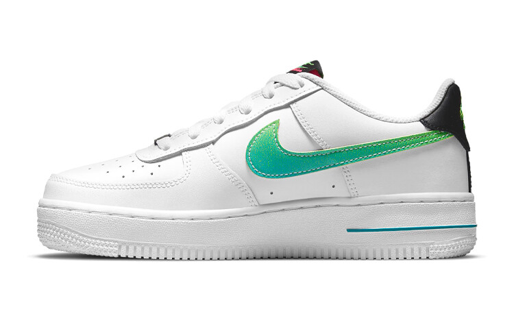 

Nike Air Force 1 LV8 1 GS Белый аквамарин Белый/Аквамарин/Черный/Зеленый