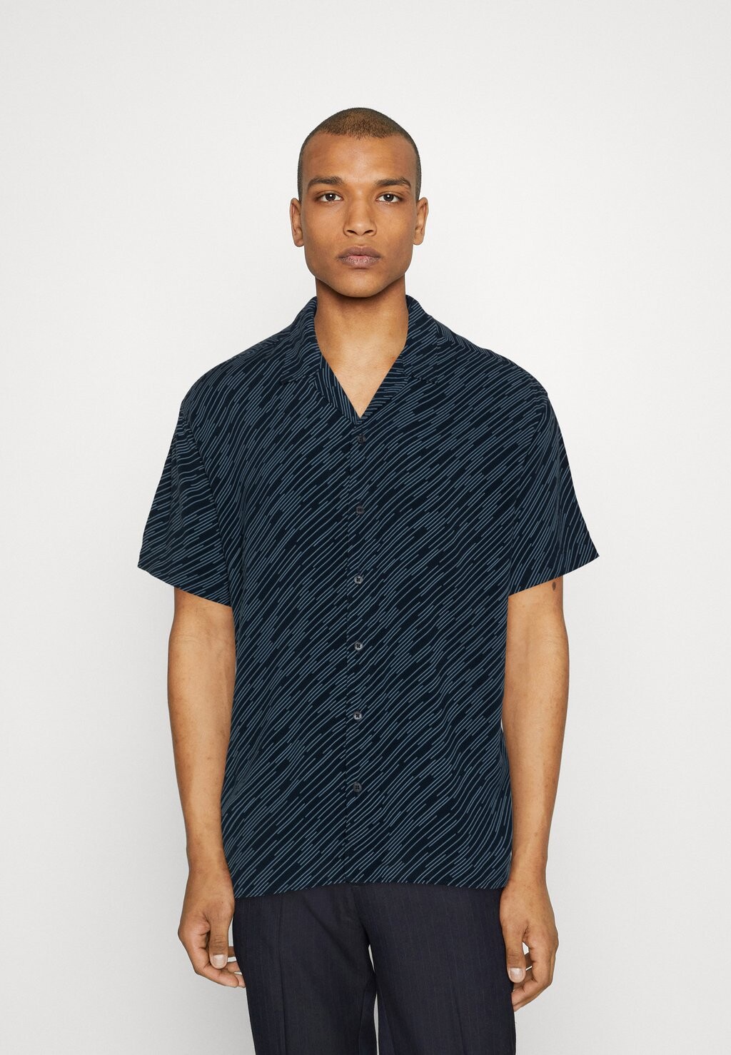 

Рубашка Jack & Jones, темно-синий