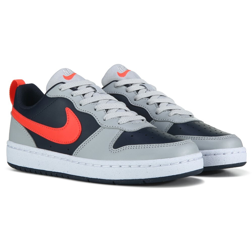 

Детские низкие кеды Court Borough Recraft Big Kid Nike, серый