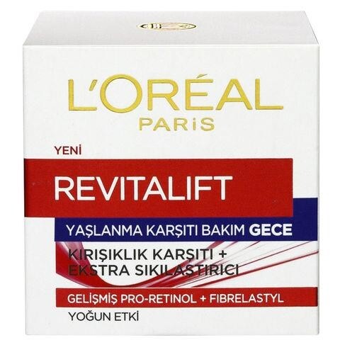 

Ночной антивозрастной крем Loreal Paris Revitalift 50 мл