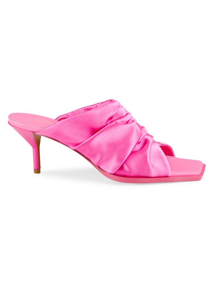 

Атласные мюли Georgia со сборками 3.1 Phillip Lim, цвет Carnation