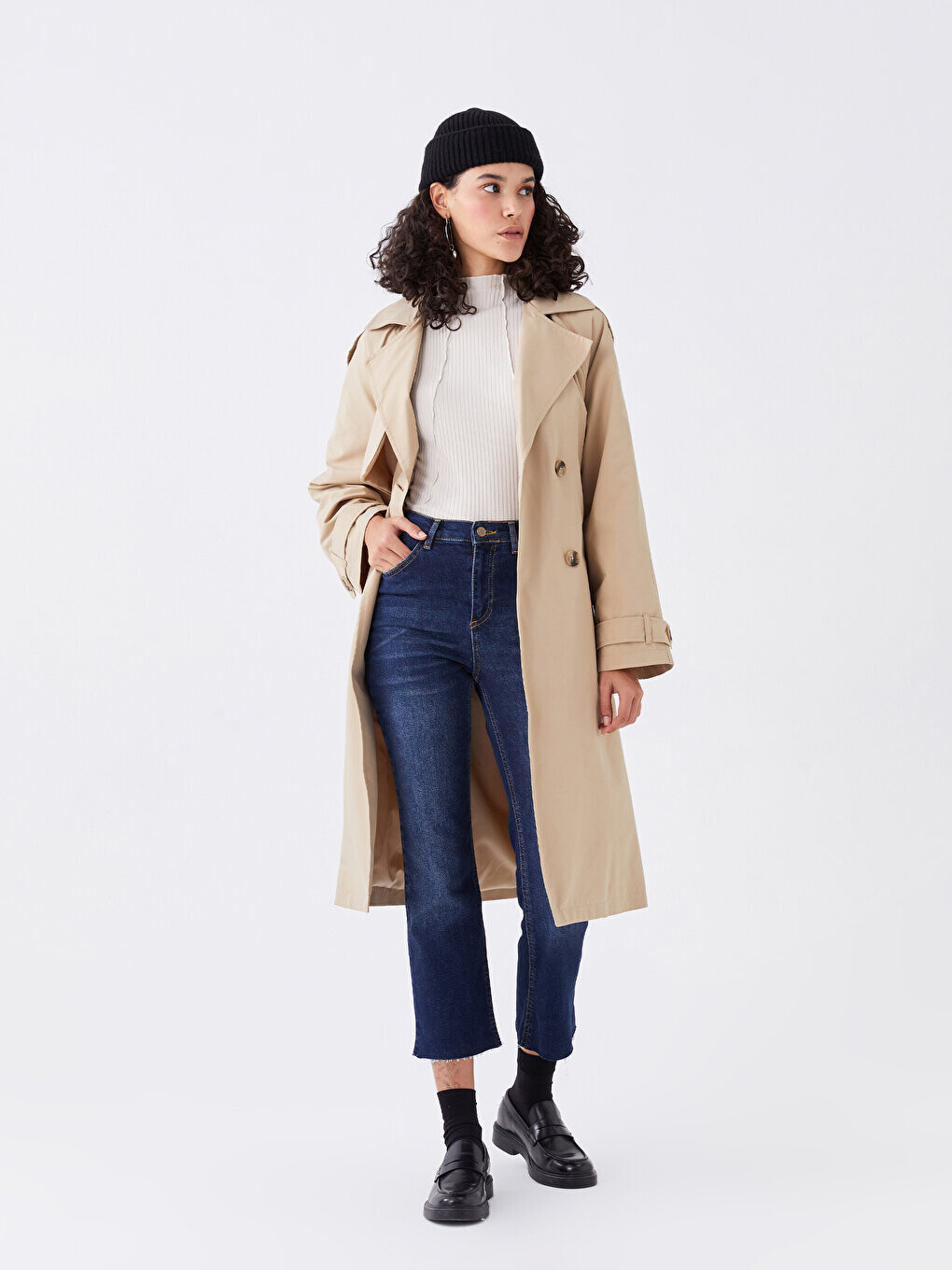

Супероблегающие женские джинсовые брюки LCW Jeans, среднее индиго родео