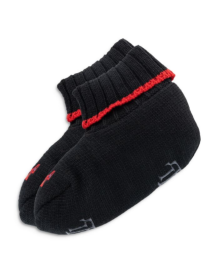 

Носки Logo Patch Booties Ralph Lauren, черный