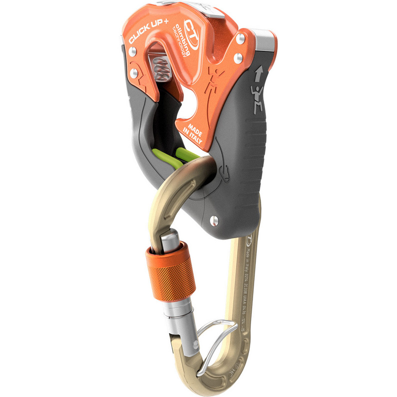 цена Комплект страховочных устройств Click Up Kit Plus Climbing Technology, оранжевый