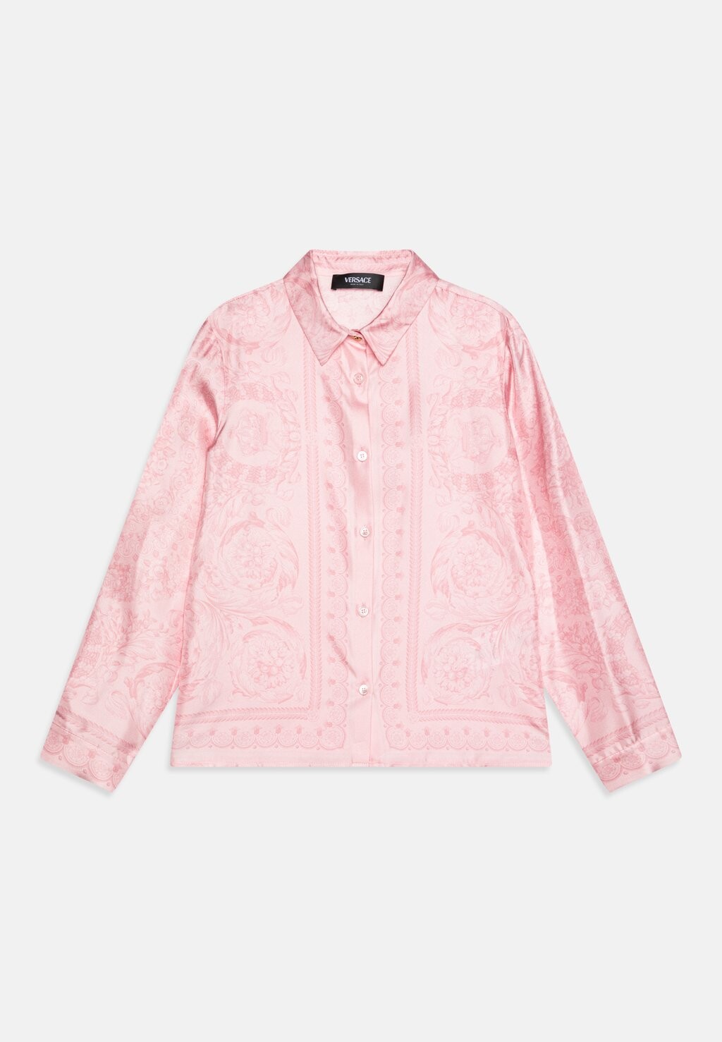 

Рубашка Informal Shirt Baroque Kids Sharf Versace, цвет pale pink