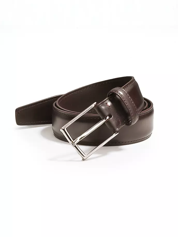 

Индивидуальный кожаный ремень Zegna, цвет mocha
