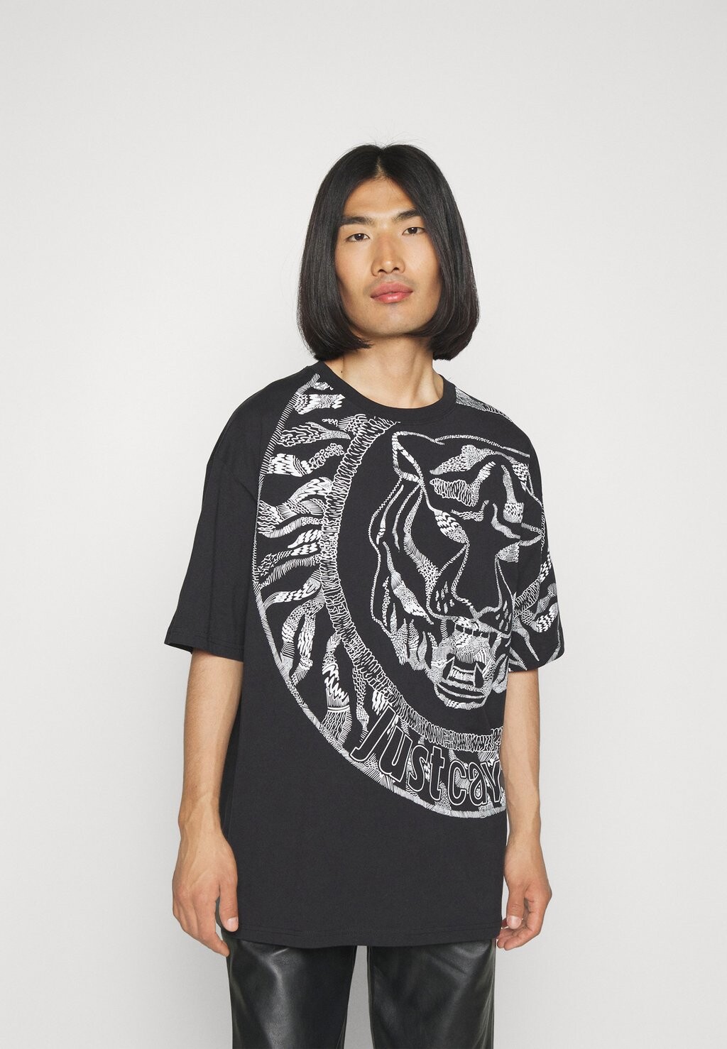 

Футболка с принтом Just Cavalli, черный