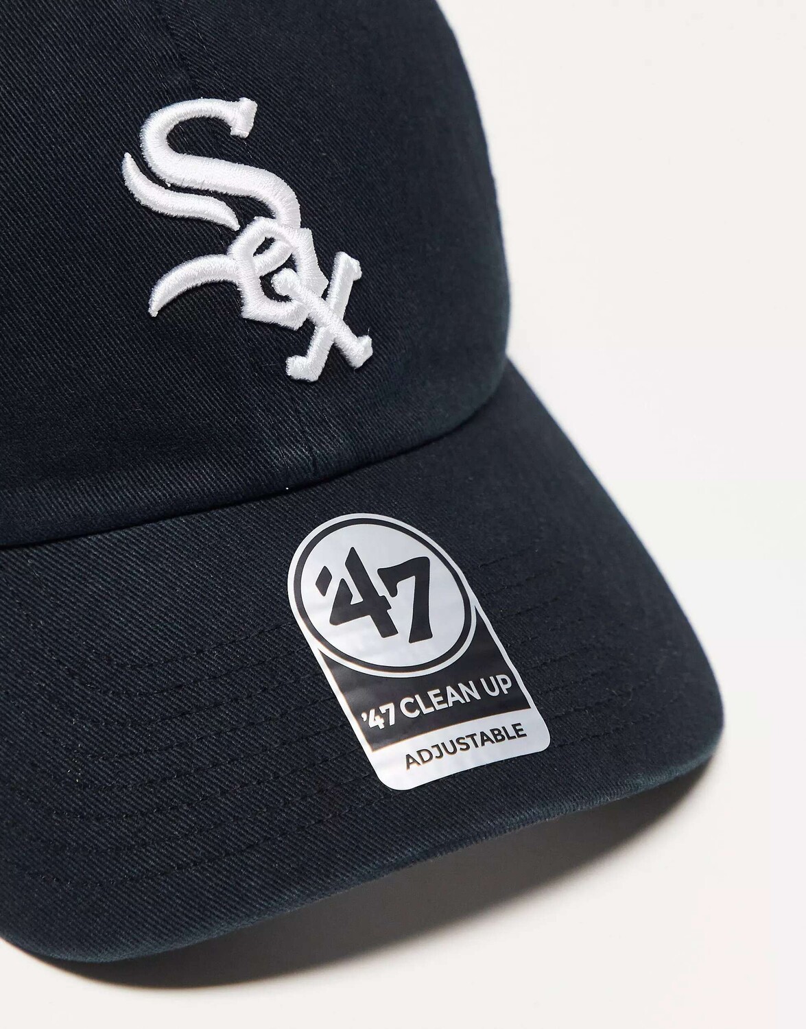 

Черная бейсболка унисекс 47 Clean Up MLB Chicago White Sox 47 Brand