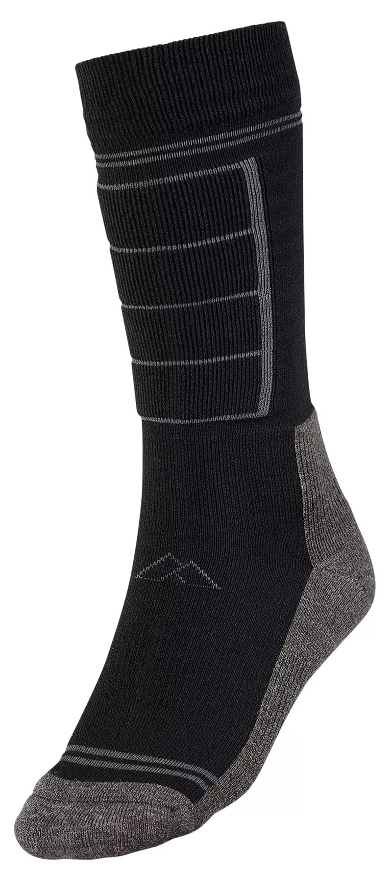 Лыжные носки из альпийской шерсти для взрослых Alpine Design, черный