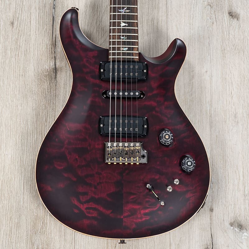 

Электрогитара PRS Paul Reed Smith Wood Library Modern Eagle V Guitar, Ziricote Fretboard, Quilt Top, Angry Larry