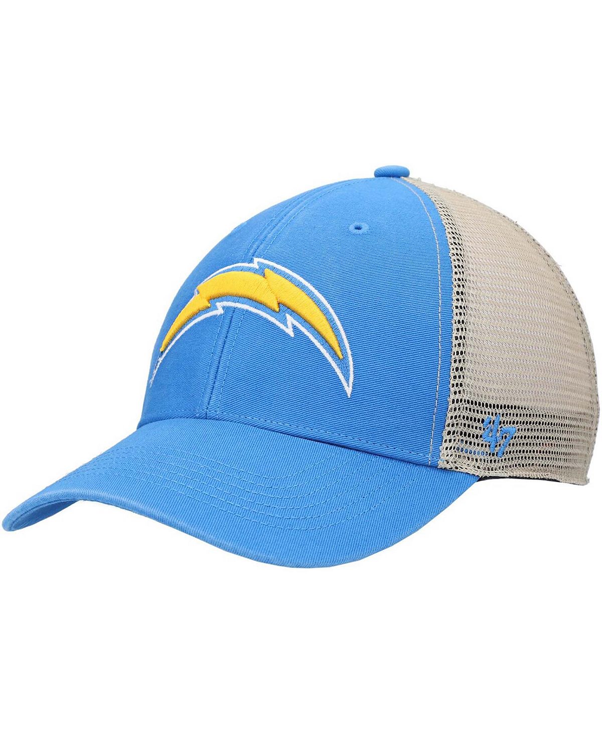 Мужская пудрово-синяя кепка Los Angeles Chargers Flagship MVP Snapback '47 Brand