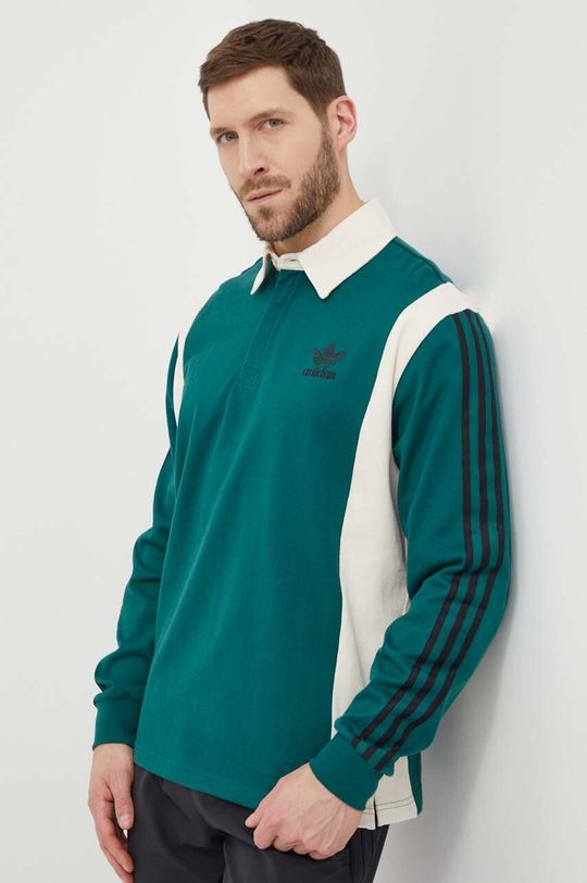 

Хлопок с длинным рукавом adidas Originals, зеленый