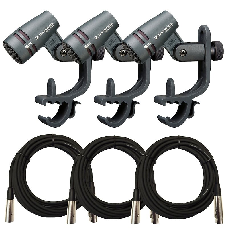 

Комплект микрофонов Sennheiser e604 Clip-On Drum Mics (3-Pack)