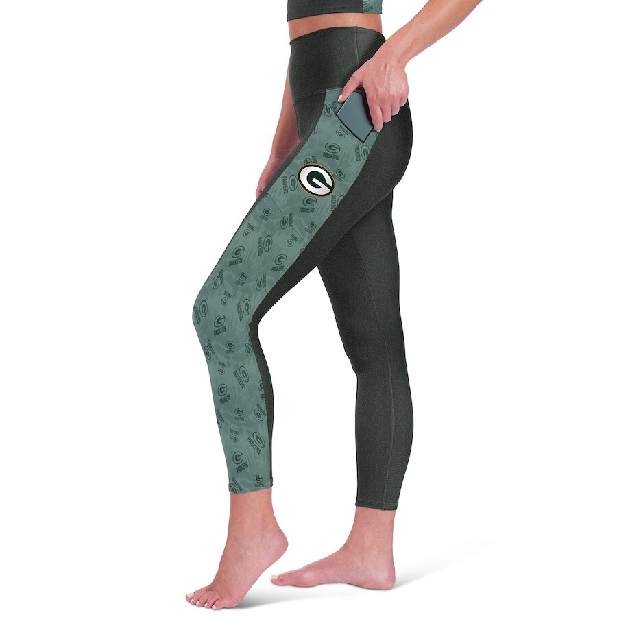 

Спортивные леггинсы Certo Green Bay Packers, угольный
