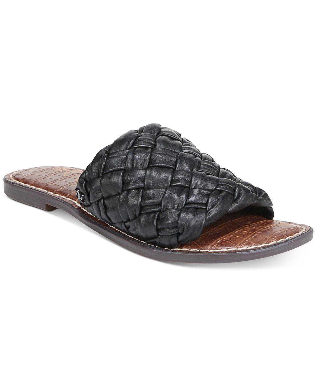 

Женские тканые шлепанцы Griffin Sam Edelman, черный