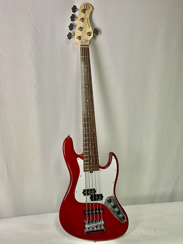 Басс гитара Sadowsky MetroExpress 21-Fret Hybrid P/J 5-String Bass Solid Candy Apple Red Metallic High Polish бас гитара p j белая clevan