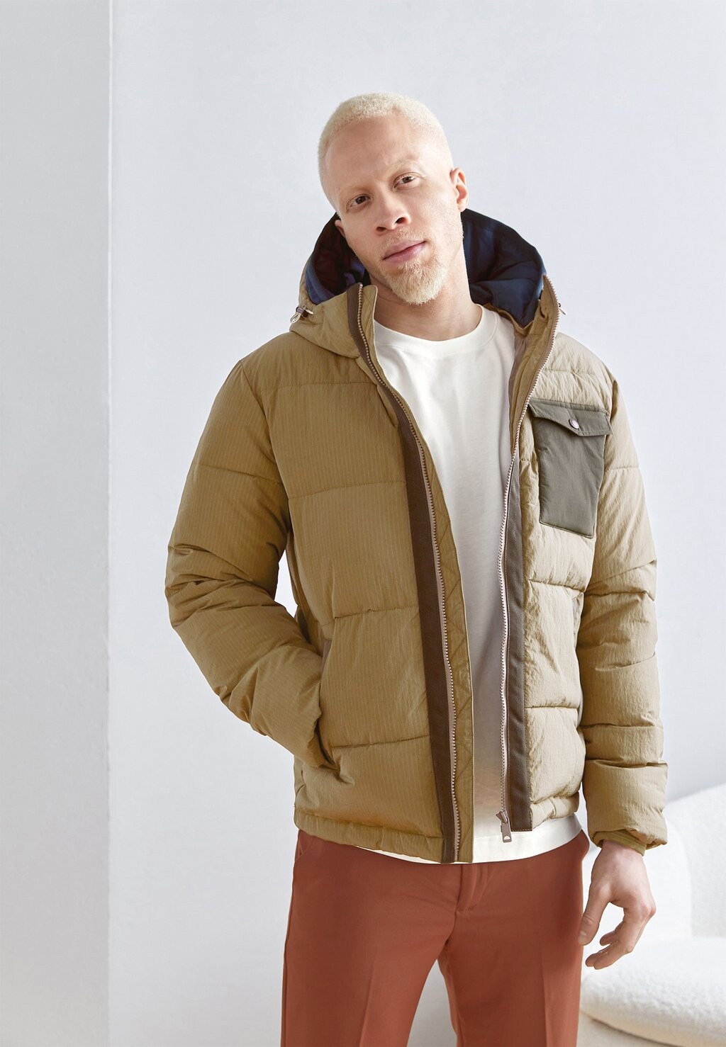 

Зимняя куртка Scotch & Soda КУРТКА С КАПЮШОНОМ, хаки