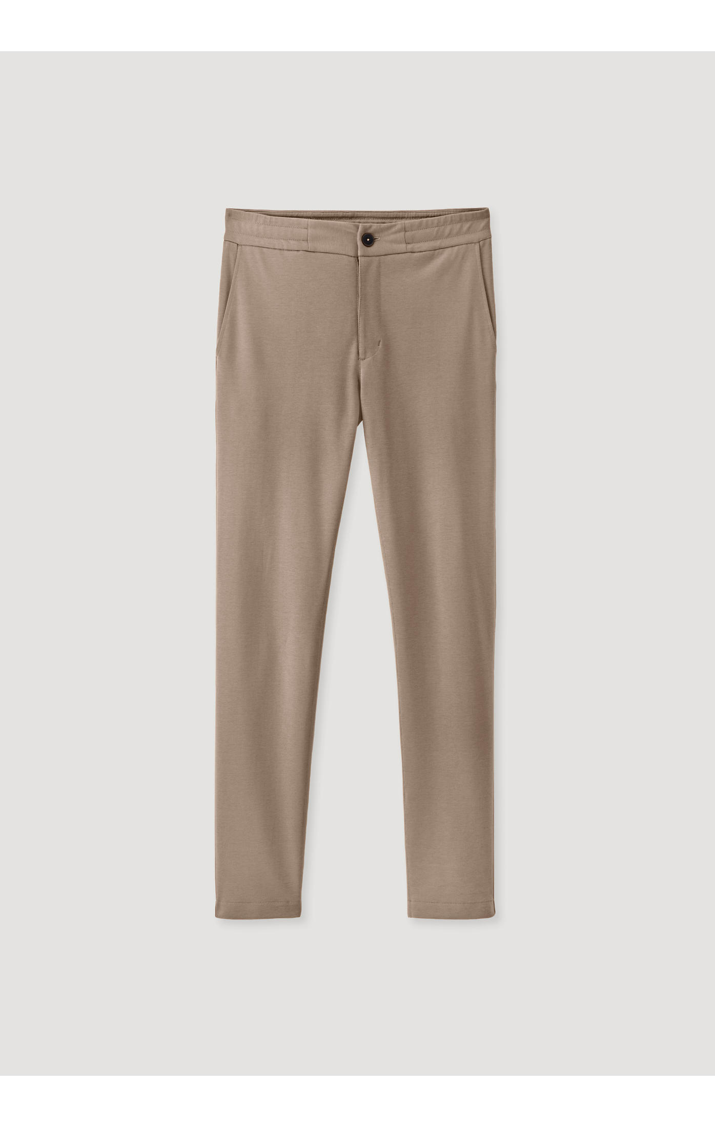 Тканевые брюки Hessnatur Jersey, цвет lehm