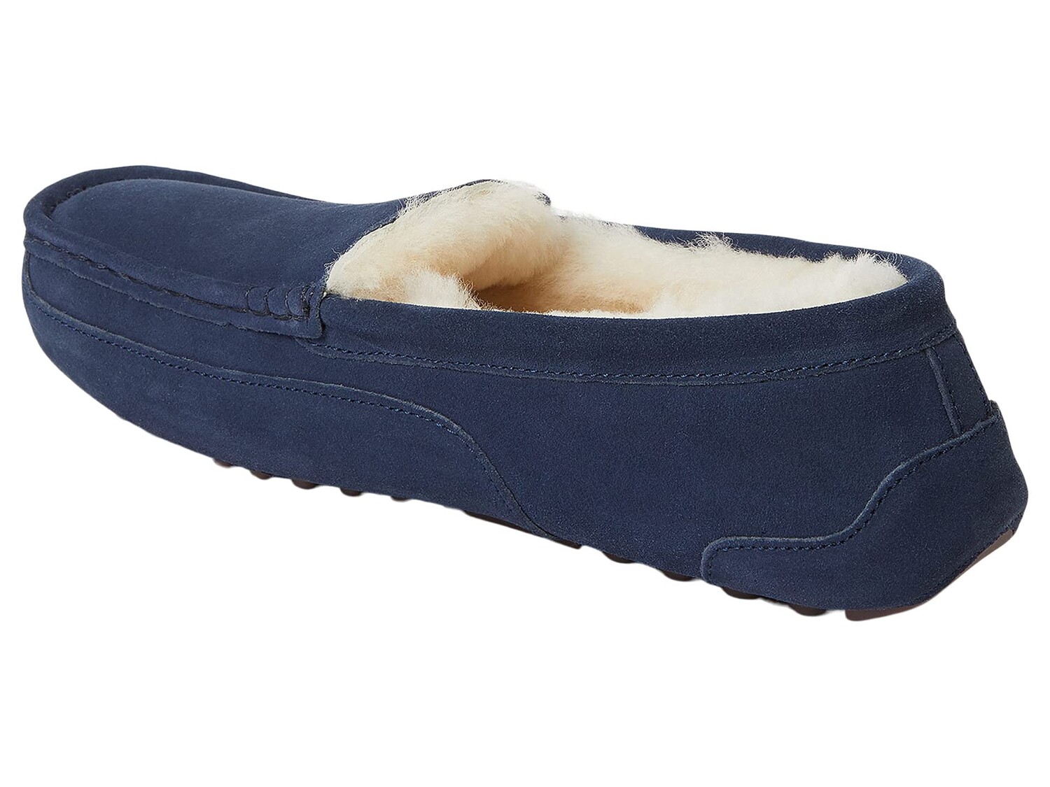 

Домашняя обувь FIRESIDE by Dearfoams Melbourne Genuine Shearling Moccasin, темно-синий