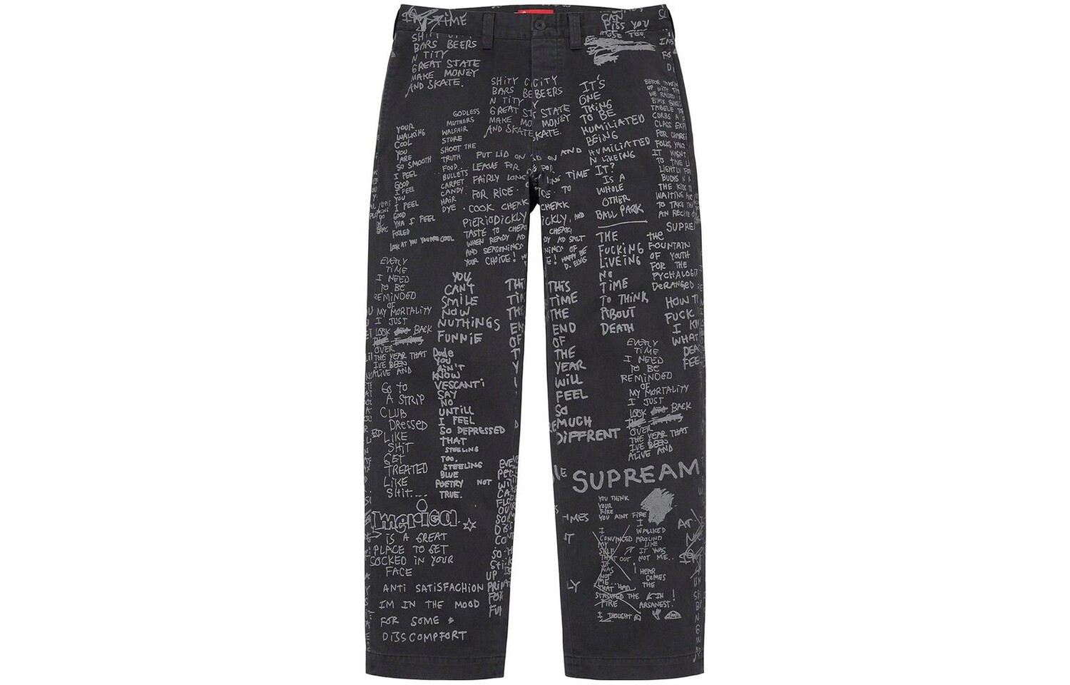 

Брюки унисекс Supreme, белый