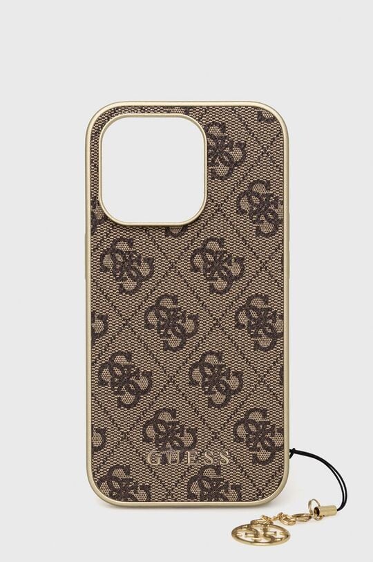 

Чехол для iPhone 14 Pro 6,1" Guess, коричневый