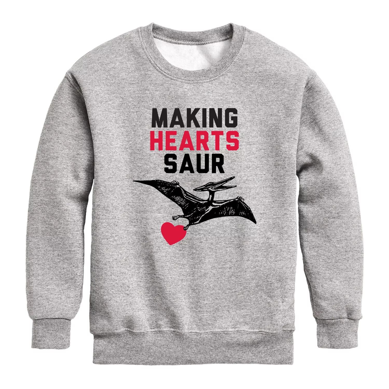 

Флисовая толстовка Saur Dino для мальчиков 8–20 лет Making Hearts Licensed Character, серый