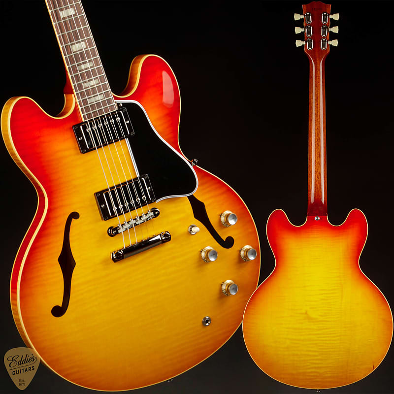 Электрогитара Gibson Custom Shop PSL '64 ES-335 Figured Reissue Gloss Abilene Sunset Burst