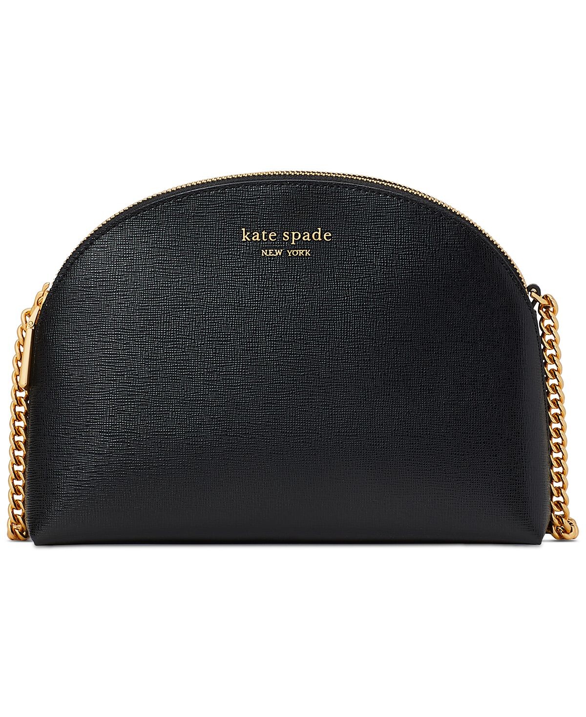 

Кроссбоди с куполом из сафьяновой кожи Morgan kate spade new york, черный