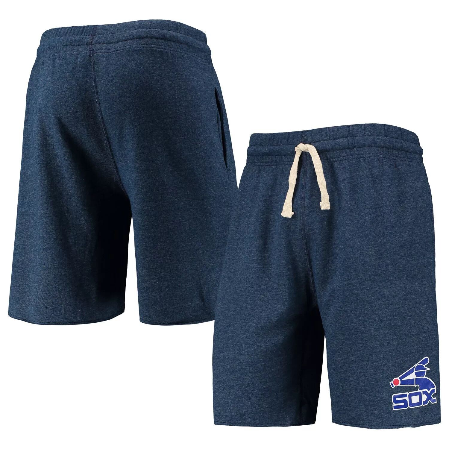 

Мужские шорты Concepts Sport с принтом темно-синего цвета Chicago White Sox с логотипом Mainstream Terry Tri-Blend