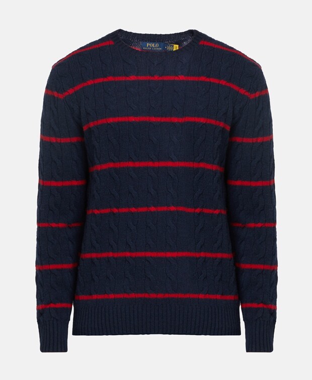 

Шерстяной джемпер Polo Ralph Lauren, темно-синий